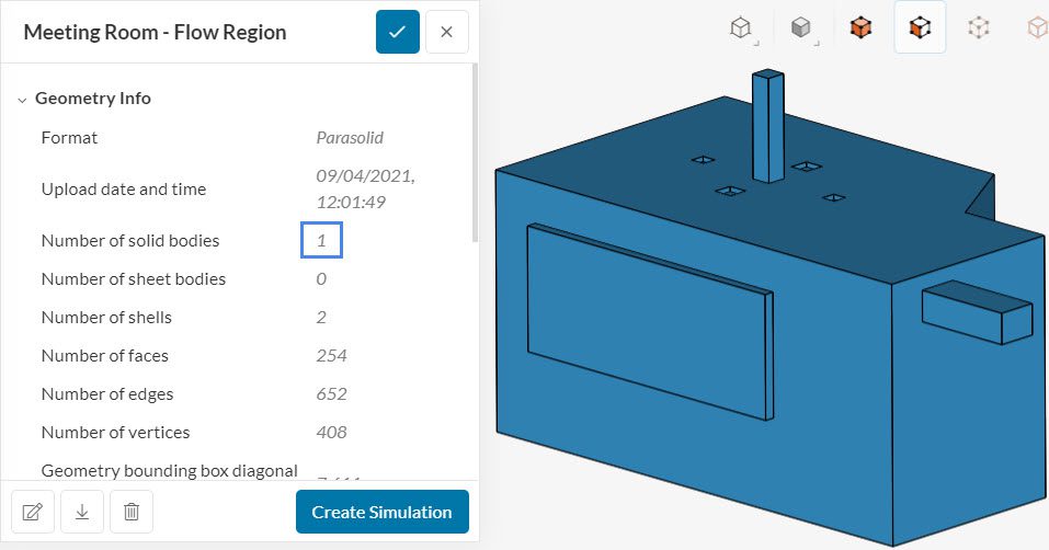 room with flow volume