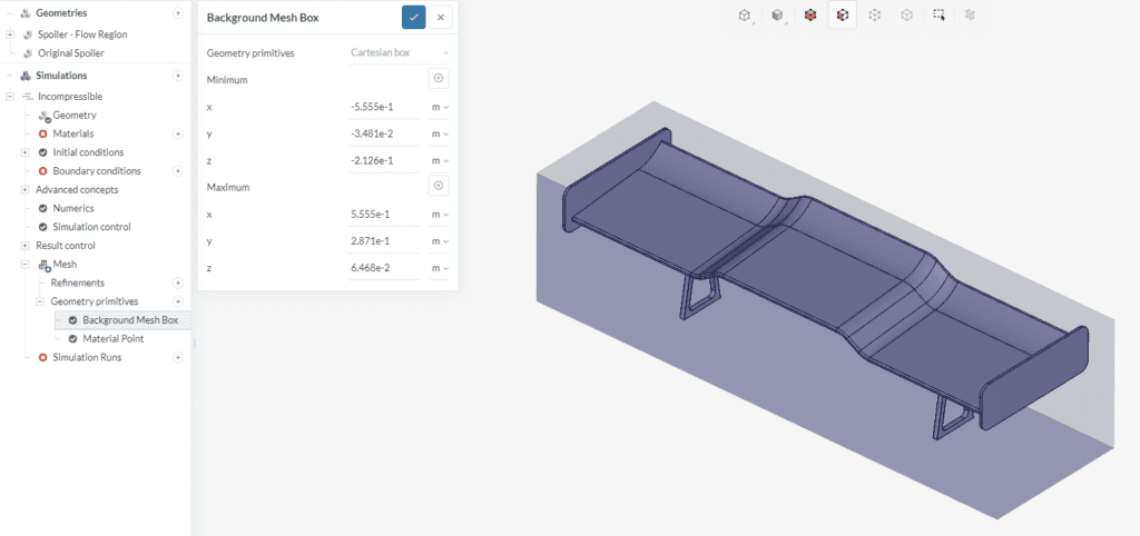unexpected bounding box error background mesh box example