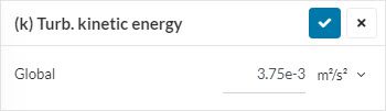 non-zero turbulent kinetic energy for passive scalar transport simulations to solve floating point exception error