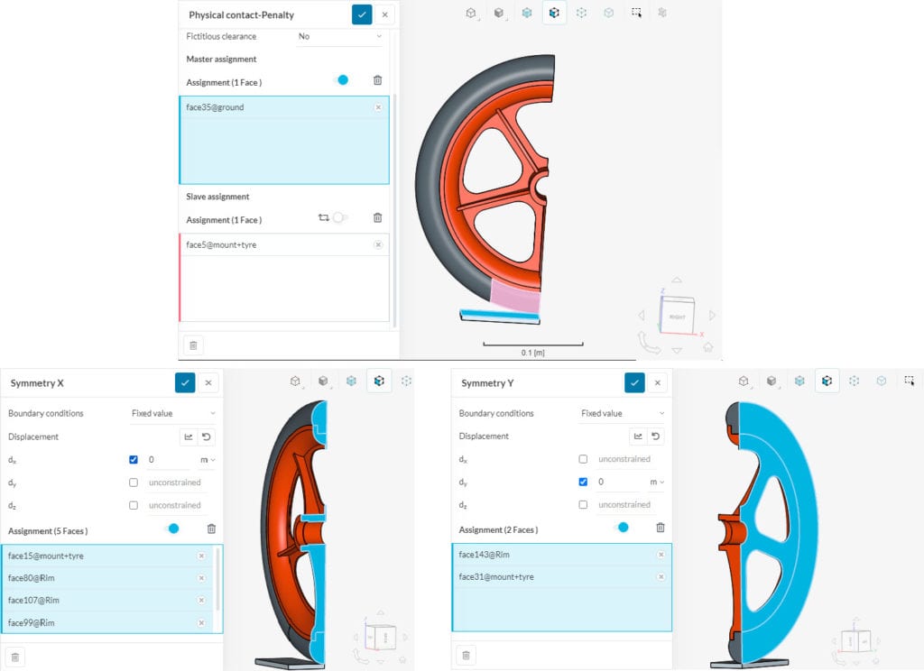 example of properly constrained multiple bodies