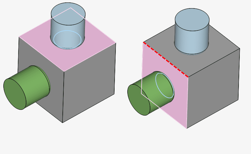 faulty contact definition adjacent faces slave
