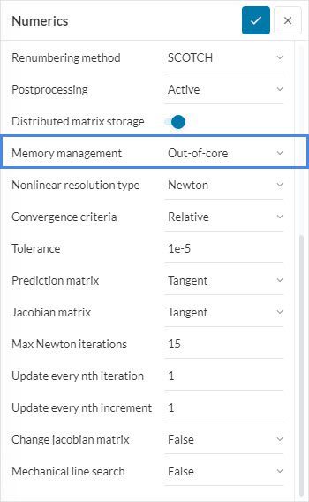 changing memory management algorithm to resolve memory allocation error