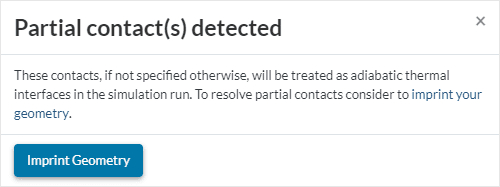 partial contacts warning