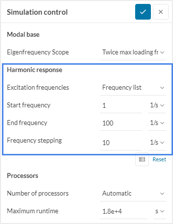 Modal based harmonics hamronic frequncie list