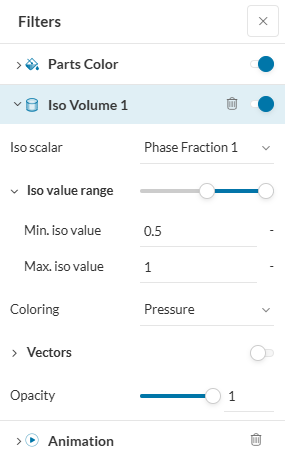 material definition multiphase simscale phase fraction